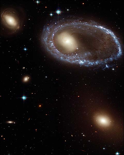 Hubble Space Telescope Ring Galaxy Photo Print for Sale