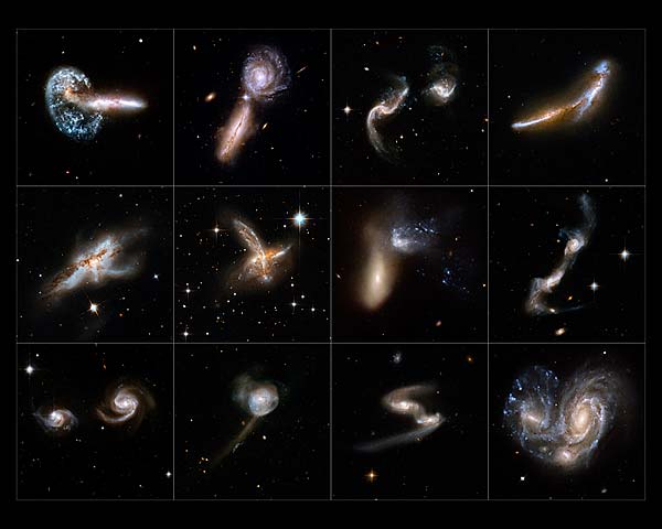 Multiple Interacting Galaxies Hubble Space Telescope  Photo Print for Sale