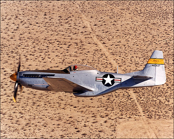 P-51 Mustang Restored in Flight Photo Print for Sale