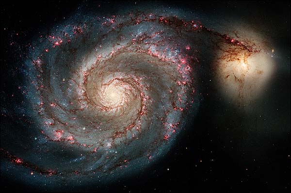 Whirlpool Galaxy Hubble Space Telescope Photo Print for Sale