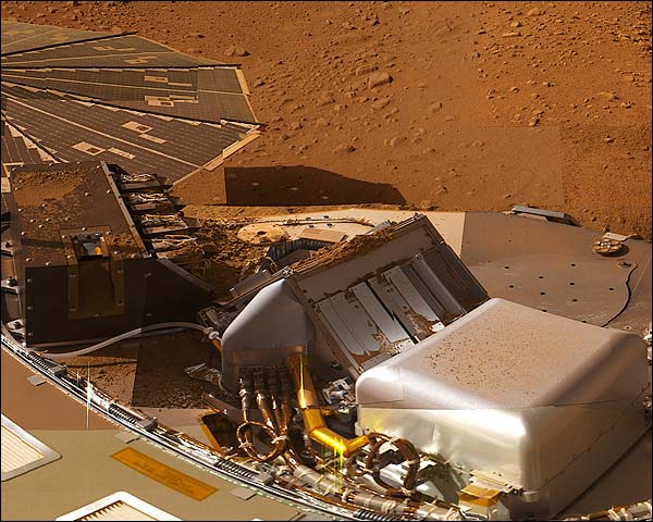 Phoenix Mars Lander on Surface of Mars NASA Photo Print for Sale