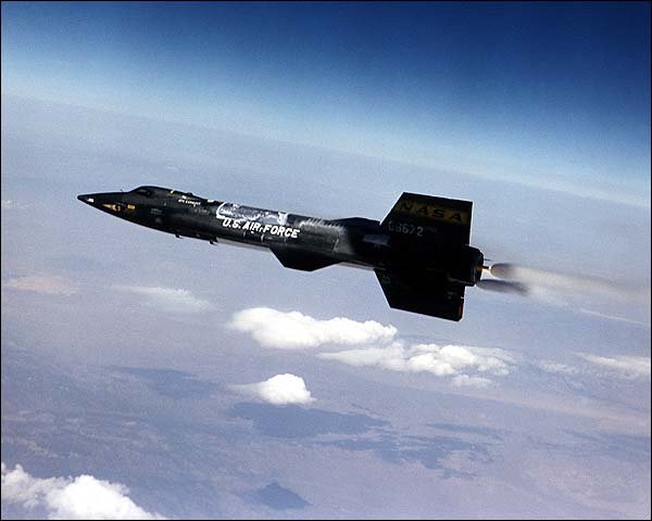 X-15 Aircraft #3 in Propelled Flight NASA Photo Print for Sale