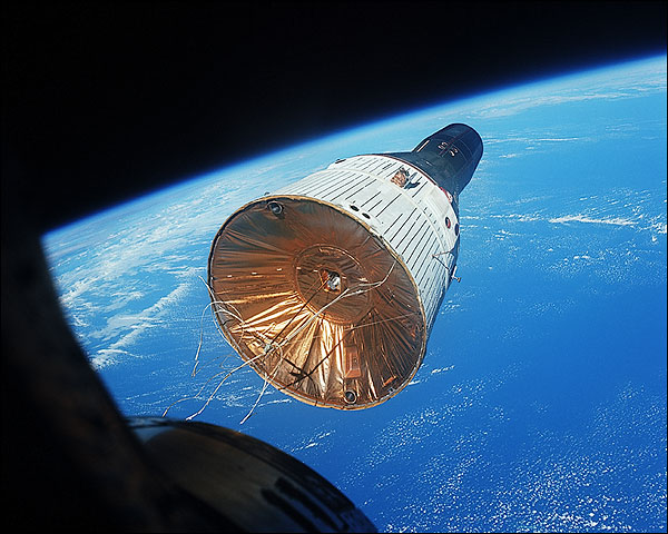 Gemini VI & VII Rendezvous over Earth NASA Photo Print for Sale