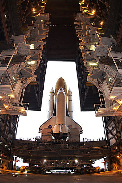 STS-107 Space Shuttle Columbia Rollout NASA Photo Print for Sale