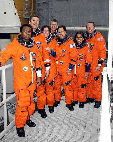 NASA STS-107 Space Shuttle Columbia Crew Photo Print for Sale