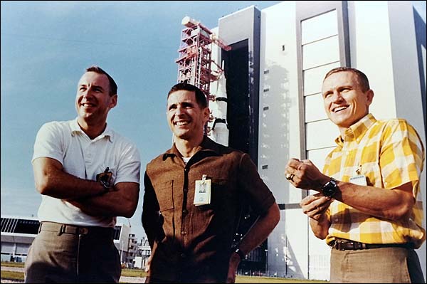 Apollo 8 Astronauts Borman, Lovell & Anders Photo Print for Sale