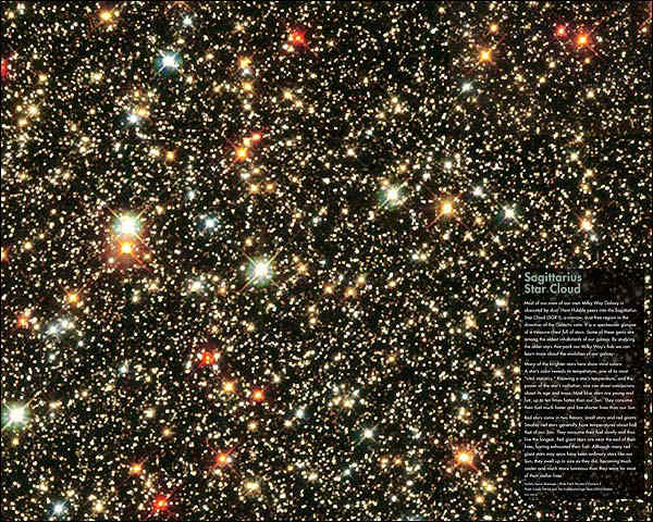 Hubble Space Telescope Sagittarius Cloud Photo Print for Sale