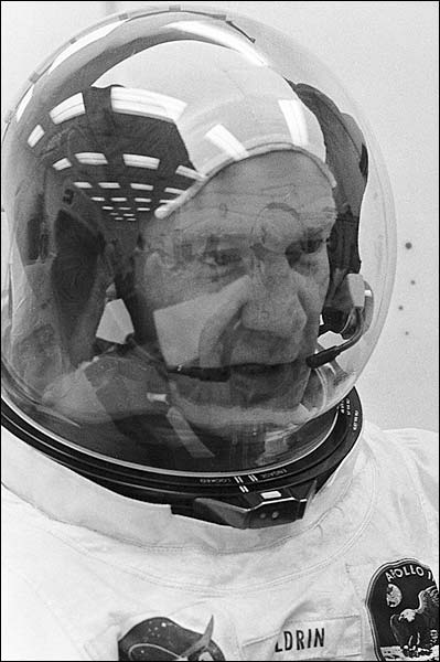 NASA Apollo 11 Buzz Aldrin in Suit Before Launch Photo Print for Sale