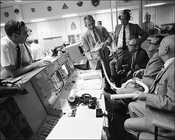Mission Control During Apollo 13 Crisis Photo Print for Sale
