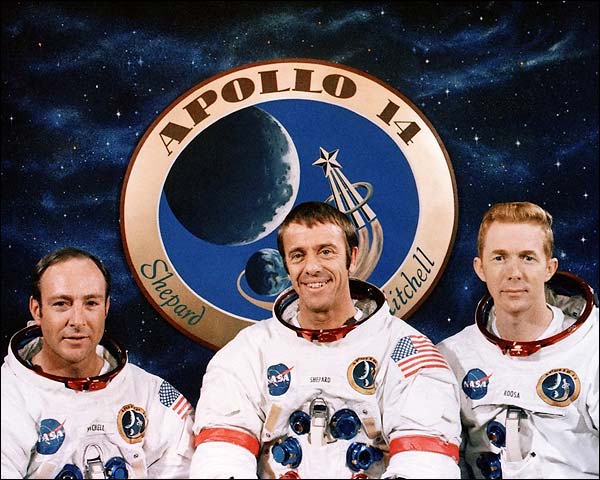 Apollo 14 Mitchell, Shepard & Roosa Photo Print for Sale