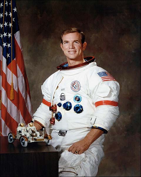Apollo 15 Astronaut David Scott Portrait Photo Print for Sale