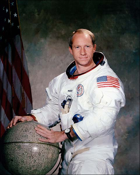 Apollo 15 Astronaut Alfred Worden Portrait Photo Print for Sale