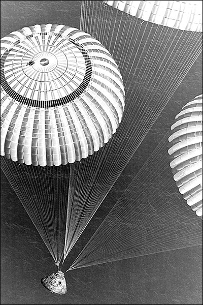 Apollo 17 Parachute Recovery Photo Print for Sale