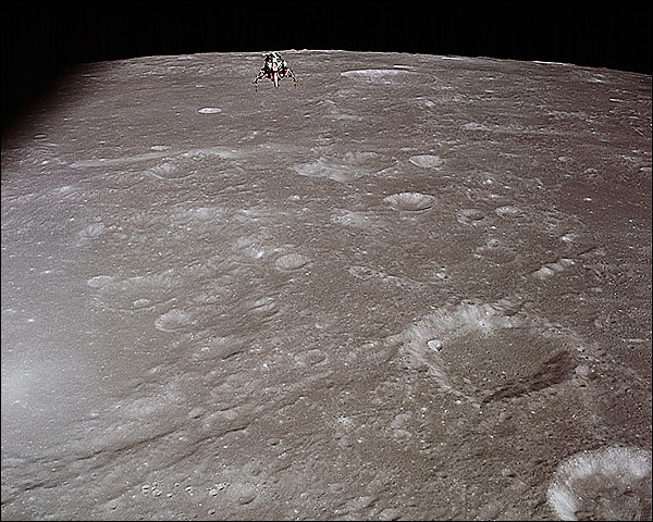 NASA Apollo 12 Lunar Module In Flight Photo Print for Sale