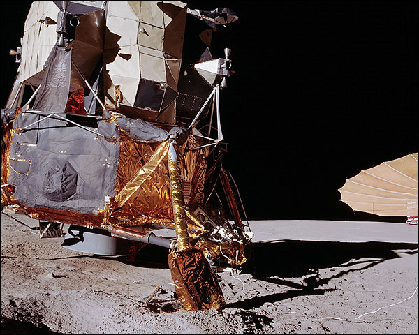 Apollo 14 Lunar Module Footpad on Moon NASA Photo Print for Sale