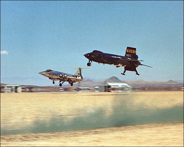 X-15 No. 3 Aircraft & F-104 Chase Plane Photo Print for Sale
