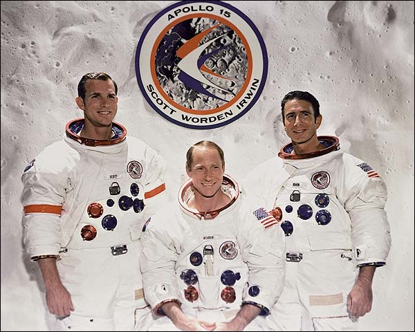 Apollo 15 Scott, Worden & Irwin Portrait Photo Print for Sale