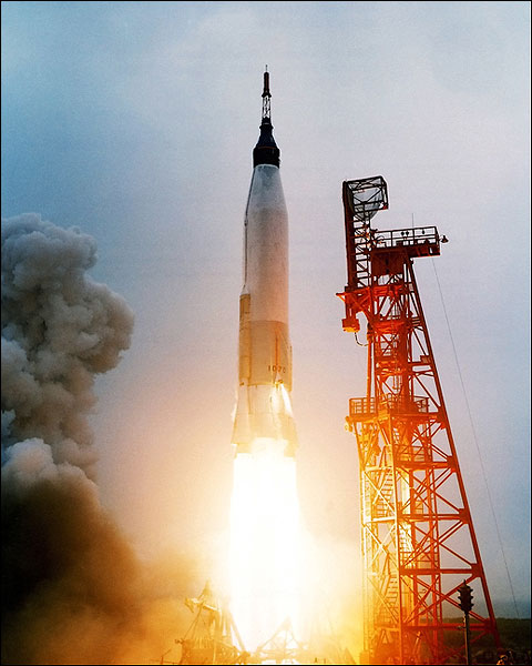 Mercury Aurora 7 Atlas Rocket Launch NASA Photo Print for Sale
