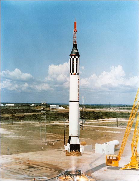 Mercury Freedom 7 Alan Shepard Launch Photo Print for Sale