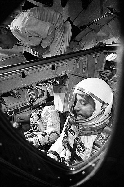 Gemini 3 Virgil 'Gus' Grissom & John Young Photo Print for Sale