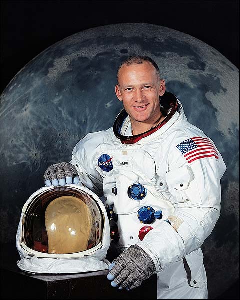 Apollo 11 Astronaut Buzz Aldrin Portrait Photo Print for Sale
