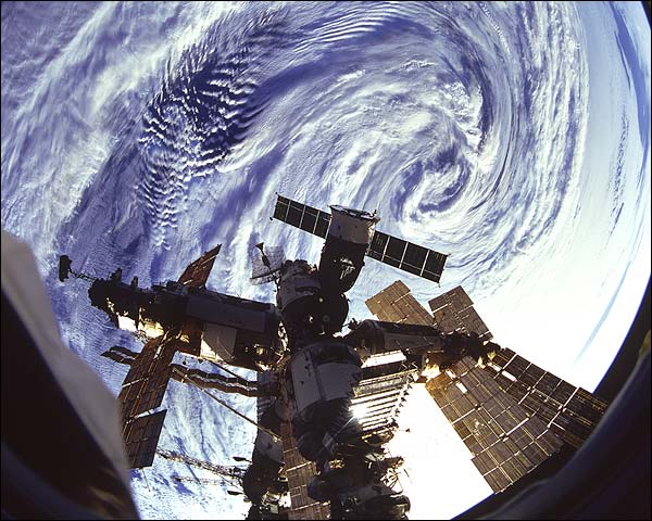 Russian Mir Space Station Indian Ocean NASA Photo Print for Sale