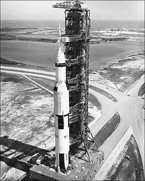 Apollo 10 Saturn V Rocket Rollout NASA Photo Print for Sale