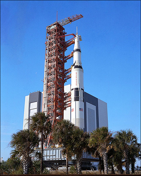 Apollo 10 Saturn V Rocket Rollout NASA Photo Print for Sale