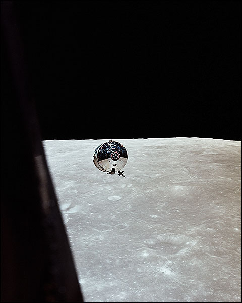 NASA Apollo 10 Command Module Lunar Orbit Photo Print for Sale