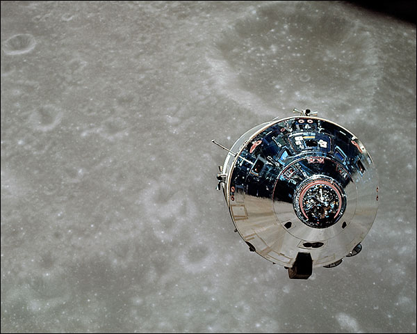 Apollo 10 Command Module Lunar Orbit NASA Photo Print for Sale
