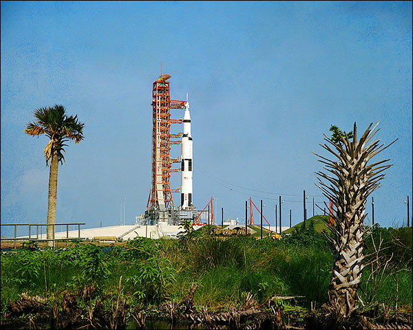 NASA Apollo 10 Space Vehicle Launch Pad Photo Print for Sale