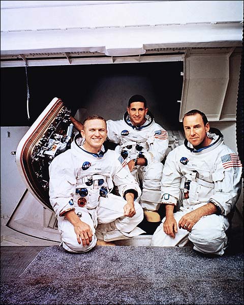 Apollo 8 Borman, Lovell & Anders Portrait Photo Print for Sale