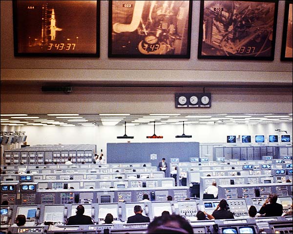NASA Mission Control Center Apollo 8 Photo Print for Sale