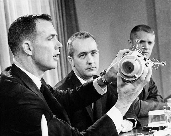 NASA Apollo 9 Flight Crew Press Conference Photo Print for Sale