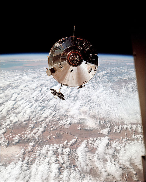 NASA Apollo 9 Command Module in Earth Orbit Photo Print for Sale