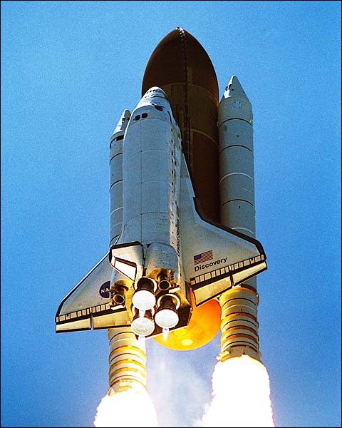 Independence Day Discovery Shuttle Launch Photo Print for Sale