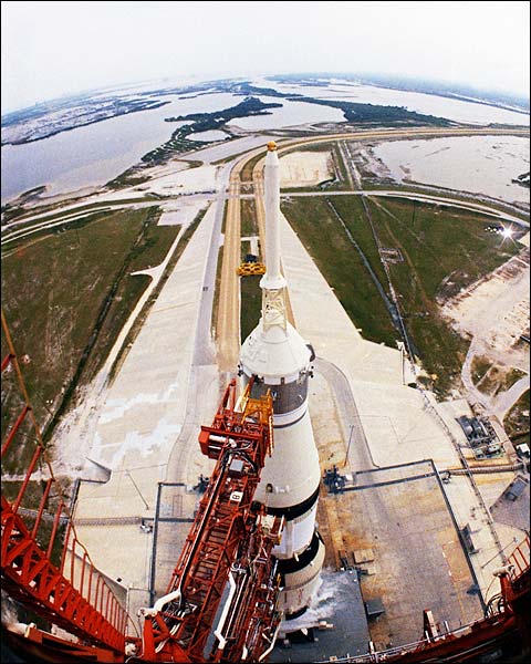 NASA Apollo 13 Saturn V Countdown Demonstration Test Photo Print for Sale