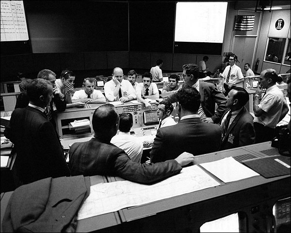 Apollo 13 Mission Control Final Hours NASA Photo Print for Sale