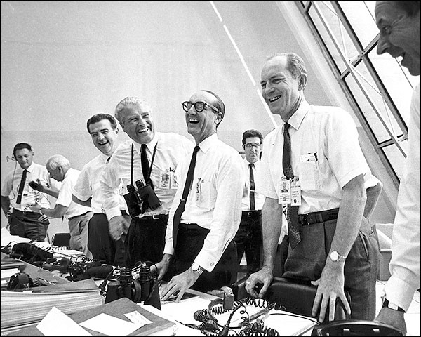 Apollo 11 Moon Mission Control Staff Photo Print for Sale