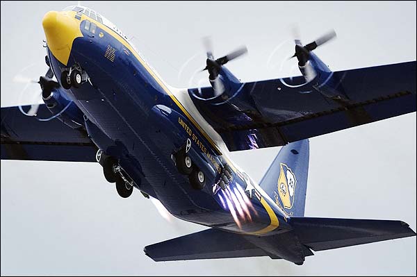 U.S. Navy Blue Angels C-130 'Fat Albert' Photo Print for Sale