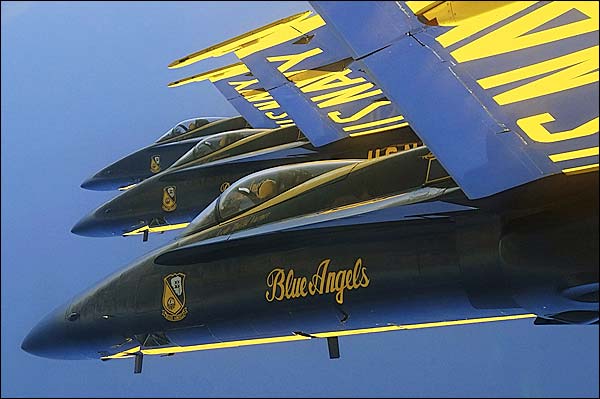 U.S. Navy Blue Angels in Formation Photo Print for Sale