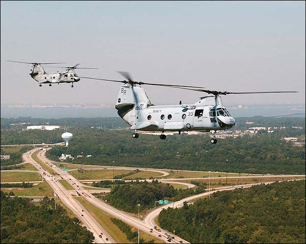 CH-46 / CH-46D Sea Knight Helicopters HC-8 Photo Print for Sale