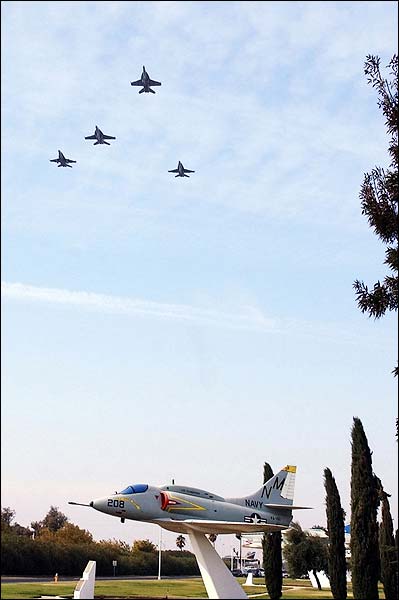 F/A-18 / F-18 Hornet Missing Man Formation Photo Print for Sale