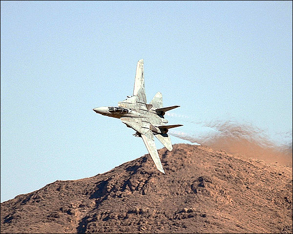 F-14 Tomcat Navy Fighter Banking Photo Print for Sale