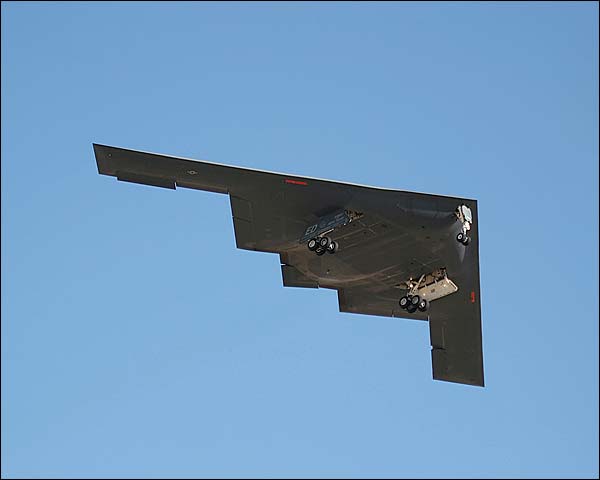 B-2 Stealth Bomber with Landing Gear Down Photo Print for Sale