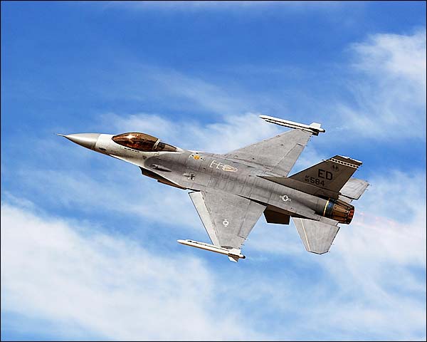 F-16 Falcon Fighter Banking Photo Print for Sale