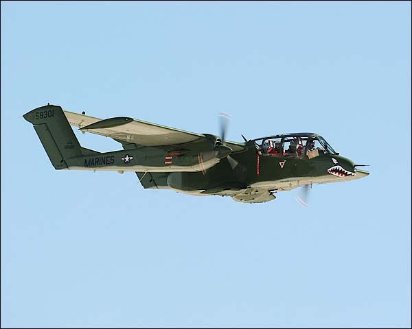 OV-10 Bronco Aircraft In Flight Photo Print for Sale
