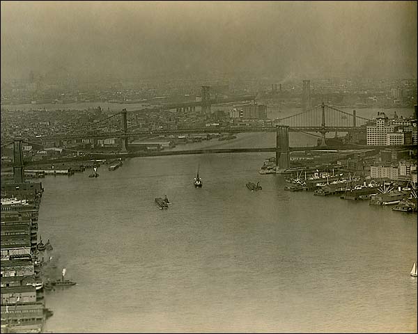 New York City East River 1920 Photo Print for Sale