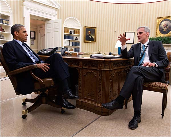 President Obama and Chief of Staff Denis McDonough Photo Print for Sale