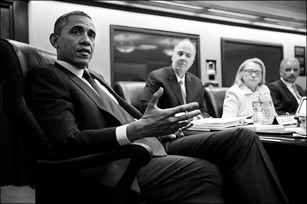 Situation Room Meeting President Barack Obama Photo Print for Sale